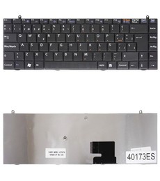 Spanish Keyboard 141780221 for Sony Vaio VGN-FZ Series Black with frame