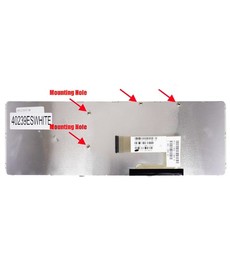 Teclado Espanhol 1-487-387-11 para Sony Vaio VGN-NW Series Branco com Moldura Prateada