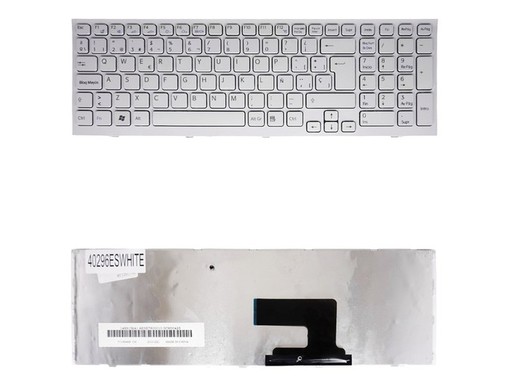 Weiße spanische Tastatur AENE7U00010 für Sony Vaio VPC-EE PCG-61611M