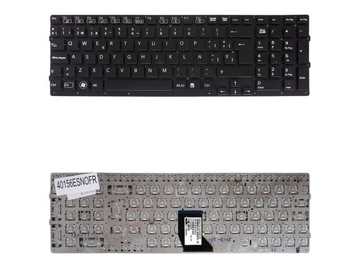 Clavier espagnol pour Sony Vaio VPCCB avec référence 148954611 sans cadre