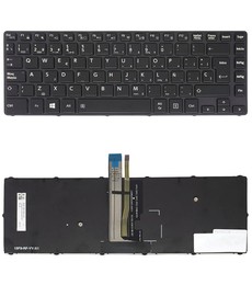 Spanische Tastatur P000684310 für Toshiba Tecra A40-C R40-C Hintergrundbeleuchtet mit Rahmen