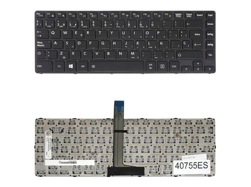 Clavier Espagnol P000684310 pour Toshiba Tecra A40-C R40-C