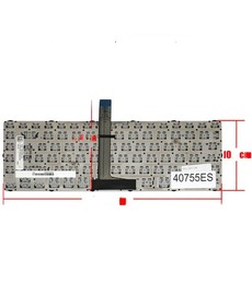 Spanish Keyboard P000684310 for Toshiba Tecra A40-C R40-C