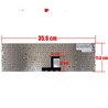 Spanish Keyboard MP-09L23GR-8863 for Sony Vaio VPC-EC Series, white frameless