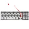 Spanische Tastatur MP-09L23GR-8863 für Sony Vaio VPC-EC Serie, weiß rahmenlos