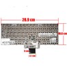 Teclado Espanhol 60Y9886 para Lenovo Thinkpad X100E X120E com Pointer