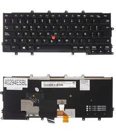 Clavier Espagnol 04Y0930 pour Lenovo ThinkPad X240 X250 X260 X270 avec pointeur et rétroéclairage