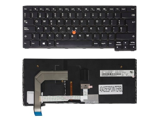 Spanish Keyboard 00HW763 for Lenovo ThinkPad Yoga 14 460 with Pointer and Backlight