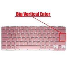 Teclado Español Rosa para Sony Vaio SVE14A SVE14 sin marco, referencia 149118711ES