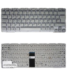 Spanish Keyboard 149118711ES for Sony Vaio SVE14 SVE14A SVS14 Silver Frameless