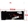 Teclado Espanhol para Sony Vaio VGN-SR com moldura prateada, referência 148088322