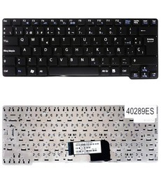 Teclado Español 148755521 para Sony Vaio VPC-CW series, color negro sin marco