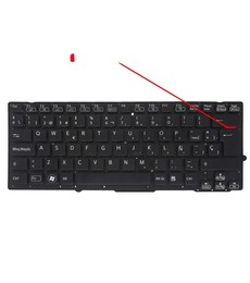 Clavier espagnol 9Z.N6BLF.101 pour Sony Vaio VPC-SA VPC-SB sans cadre