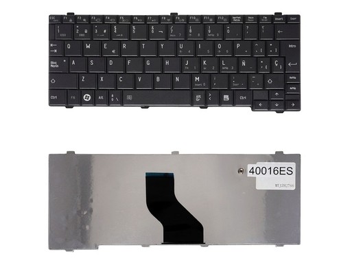 Clavier Espagnol NSK-TJ00S pour Toshiba Mini NB200 NB250 NB255 Noir