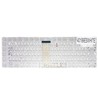 Clavier Espagnol Blanc 9Z.N7SSQ.10R pour Toshiba Satellite C800 L800