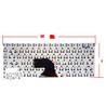 Teclado Espanhol MP-04273US-5281 para Toshiba Satellite L40 e L45, cor preta com moldura.