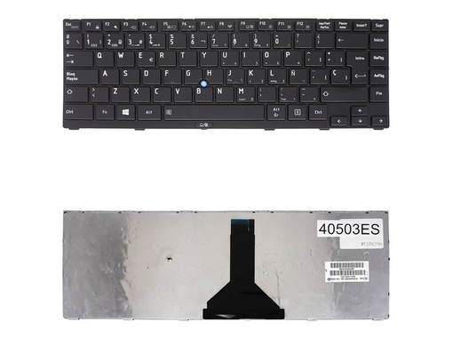 Teclado Espanhol P000560370 para Toshiba Satellite R845 R945 e Tecra R840 com ponteiro
