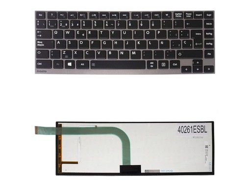 Teclado Español para Toshiba Satellite W30T W35T con referencia 4B.N8U04.011 y retroiluminación