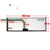Spanish Keyboard for Toshiba Satellite W30T W35T with reference 4B.N8U04.011 and backlight
