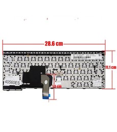 Spanische Tastatur 04X6141 für Lenovo ThinkPad E450 E455 E460 mit Pointer und Rahmen