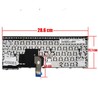 Spanish Keyboard 04X6141 for Lenovo ThinkPad E450 E455 E460 with Pointer and frame