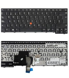 Clavier Espagnol pour Lenovo Thinkpad E470 E475 avec Pointeur 01AX050