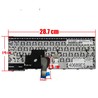 Clavier Espagnol pour Lenovo Thinkpad E470 E475 avec Pointeur 01AX050