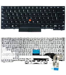 Clavier espagnol 01YP240 pour Lenovo Thinkpad E480 T490 avec pointeur