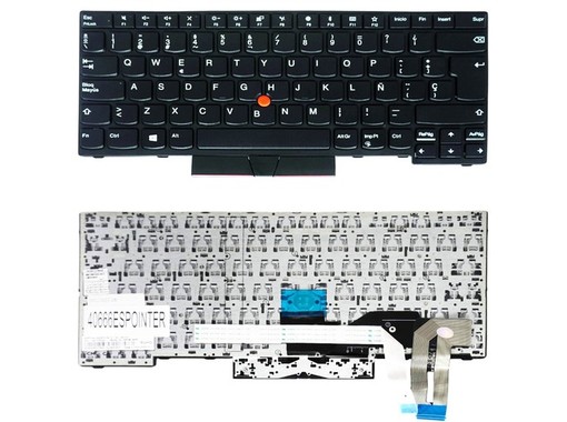 Clavier espagnol 01YP240 pour Lenovo Thinkpad E480 T490 avec pointeur