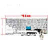 Teclado Español 01YP240 para Lenovo Thinkpad E480 T490 con puntero