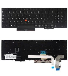 Clavier espagnol pour Lenovo ThinkPad E580 E590 avec pointeur 01YP680
