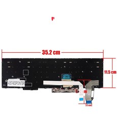 Teclado Español para Lenovo ThinkPad E580 E590 con Pointer 01YP680