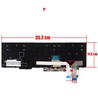 Clavier espagnol pour Lenovo ThinkPad E580 E590 avec pointeur 01YP680