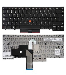 Teclado Espanhol para Lenovo Thinkpad Edge E430 E330 com referência 04W2520
