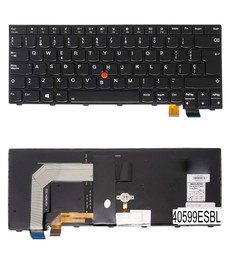 Teclado Español para Lenovo ThinkPad T460P T470P con Puntero y Retroiluminación 00UR358