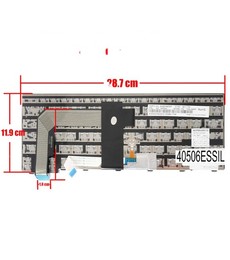 Spanische Tastatur 01EN610 für Lenovo ThinkPad T470s und T460s mit Pointer