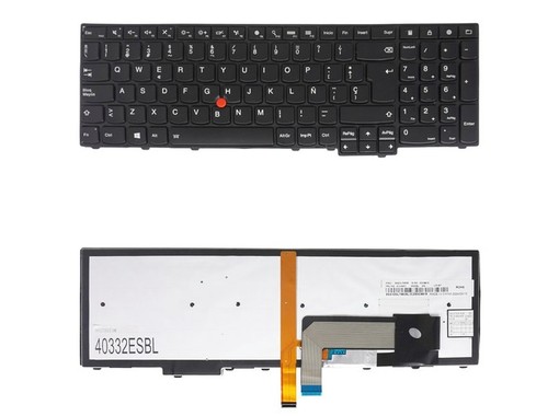 Teclado Espanhol para Lenovo Thinkpad T540p T550 04Y2689 com pointer e retroiluminação