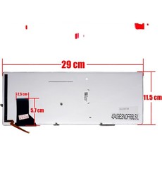 Clavier Espagnol 1-490-143-21 pour Sony Vaio SVS13 SVE13 - Argent, Rétroéclairé