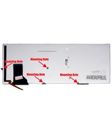 Spanish Keyboard 1-490-143-21 for Sony Vaio SVS13 SVE13 - Silver, Backlit