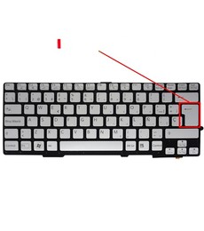 Spanish Keyboard 1-490-143-21 for Sony Vaio SVS13 SVE13 - Silver, Backlit