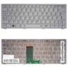 Spanish Keyboard AESY2E00010 for Sony Vaio VPC-W111 with frame, silver color