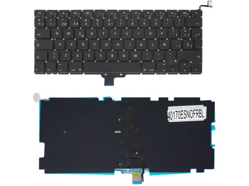 Spanish Keyboard for Apple Macbook Pro 13" A1278 604-2948 backlit