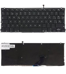 Clavier espagnol 661-7016 pour Apple Macbook Pro 13" A1425 Rétroéclairé