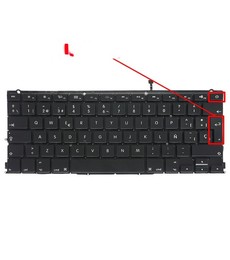 Teclado Espanhol 661-7016 para Apple Macbook Pro 13" A1425 Retroiluminado
