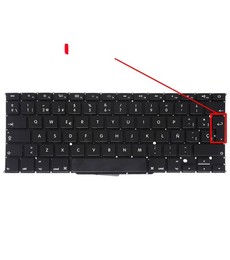 Clavier Espagnol Rétroéclairé pour Apple Macbook Pro 15 Retina A1398
