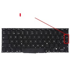 Clavier Espagnol pour Apple MacBook Pro 15 Retina A1398 (2012-2015)