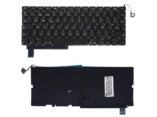 Clavier espagnol 661-5244 pour Apple MacBook Pro 15" A1286 avec rétroéclairage