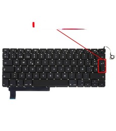Teclado Espanhol 661-5244 para Apple MacBook Pro 15" A1286 com retroiluminação
