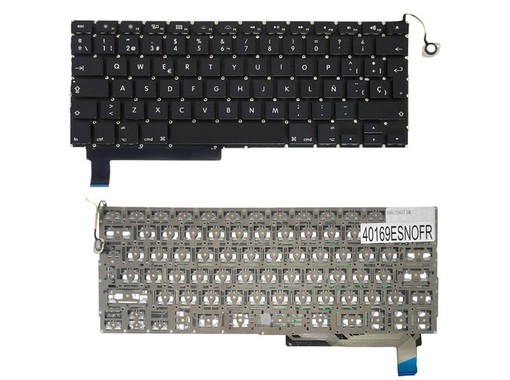 Clavier espagnol 661-5244 pour Apple MacBook Pro 15" A1286 (2009-2012)