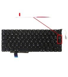 Clavier Espagnol pour Apple MacBook Pro 17" A1297 661-5041 sans cadre